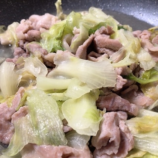 簡単！豚肉とレタスのスタミナ炒め